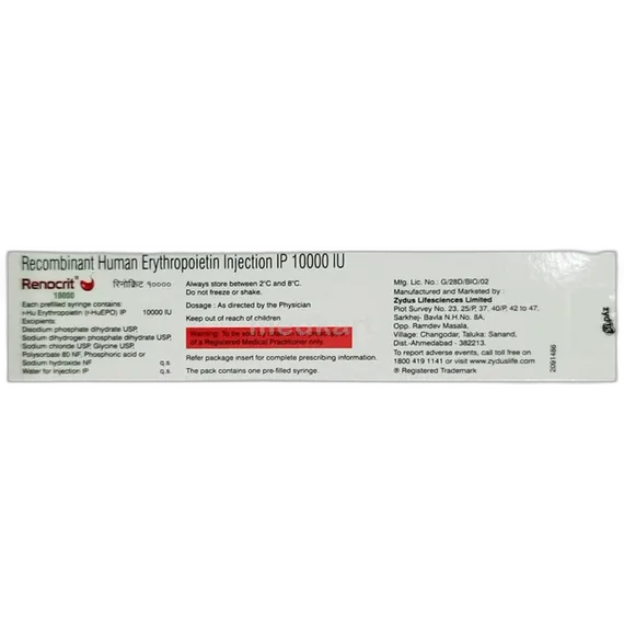 renocrit 10000 injection